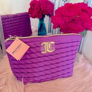 SOLD*************NWT Magenta Juicy Couture Travel Makeup Bag